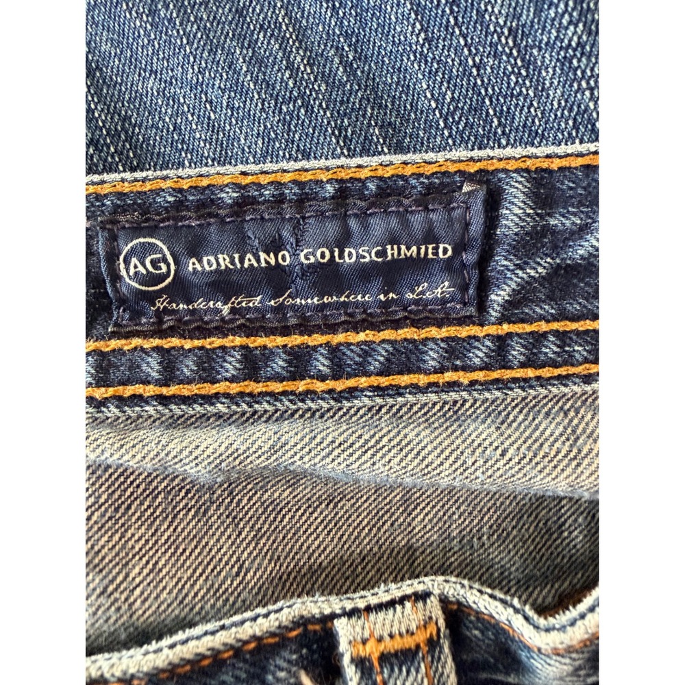 AG Adriano Goldschmied The Protege Straight Leg Mens Jeans Blue Size 34 USA Made - Picture 9 of 11